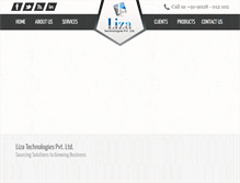 Tablet Screenshot of lizatechnologies.com